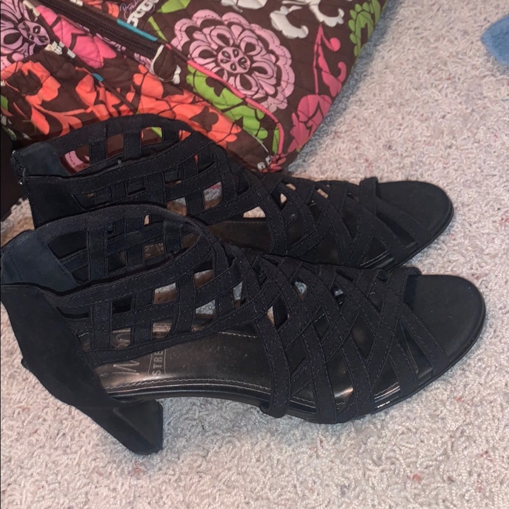 Black high heels